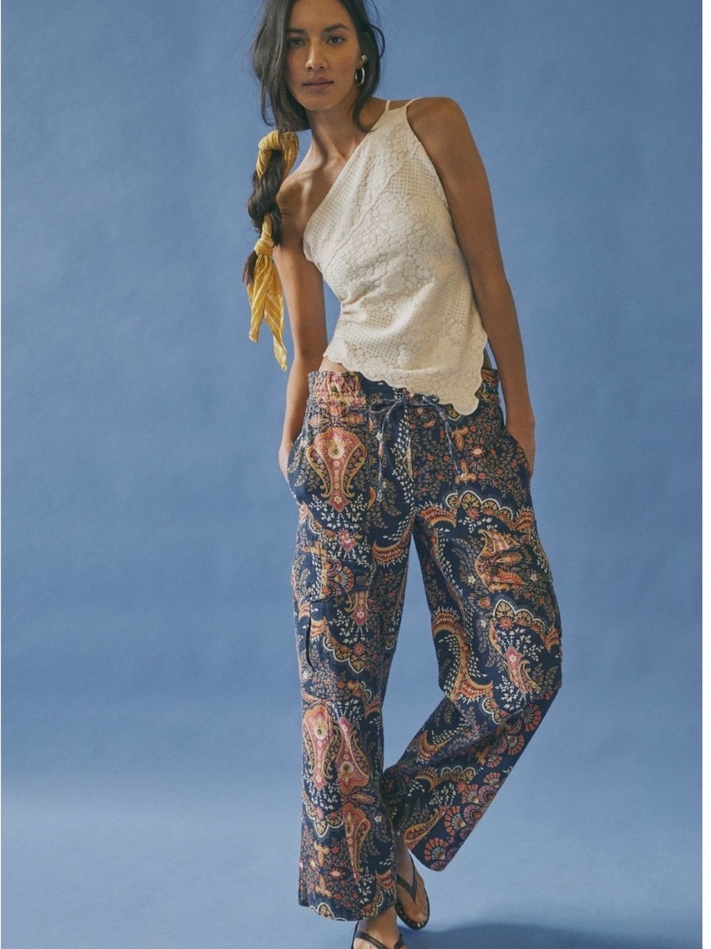 We the free park ave printed pull on cargo pant